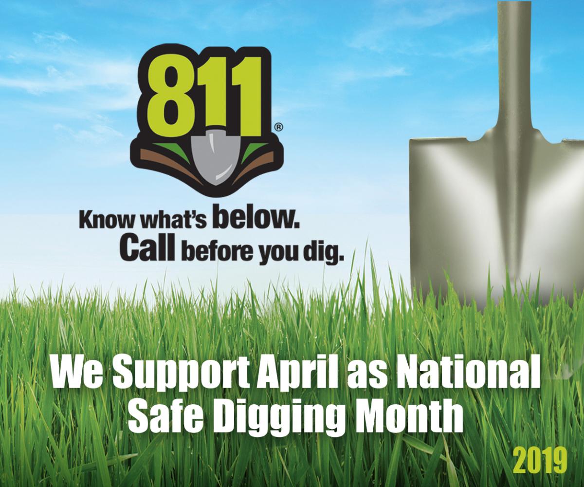 April is National Safe Digging Month